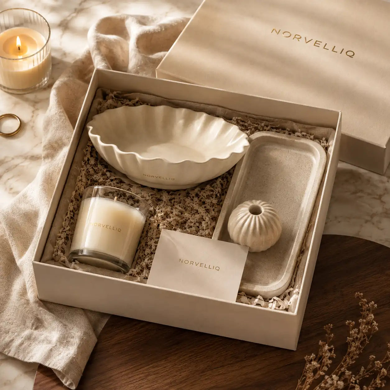 Norvelliq®Aurelia Decorative Ceramic Bowl