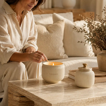 Norvelliq®Verona Ceramic Candle Vessel