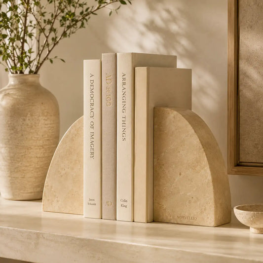Norvelliq®Elodie Stone Bookends Set