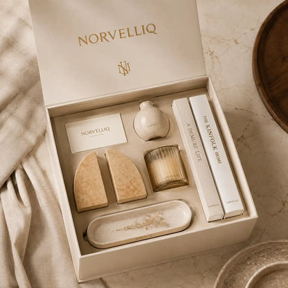 Norvelliq®Elodie Stone Bookends Set