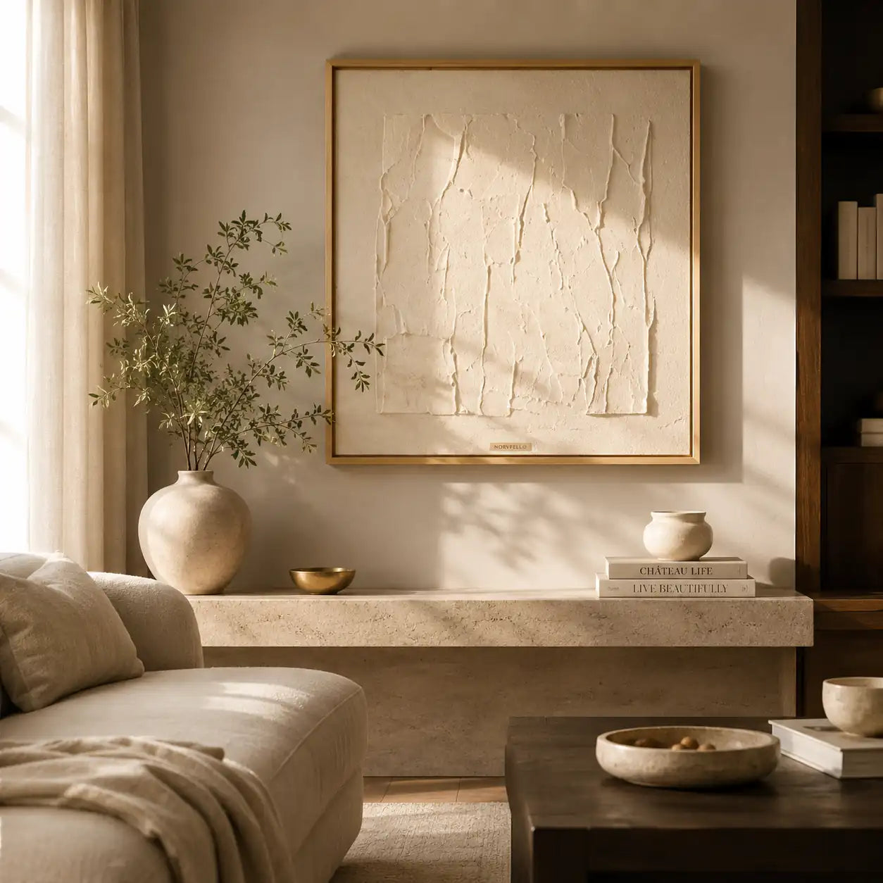 Norvelliq®Solene Textured Wall Art