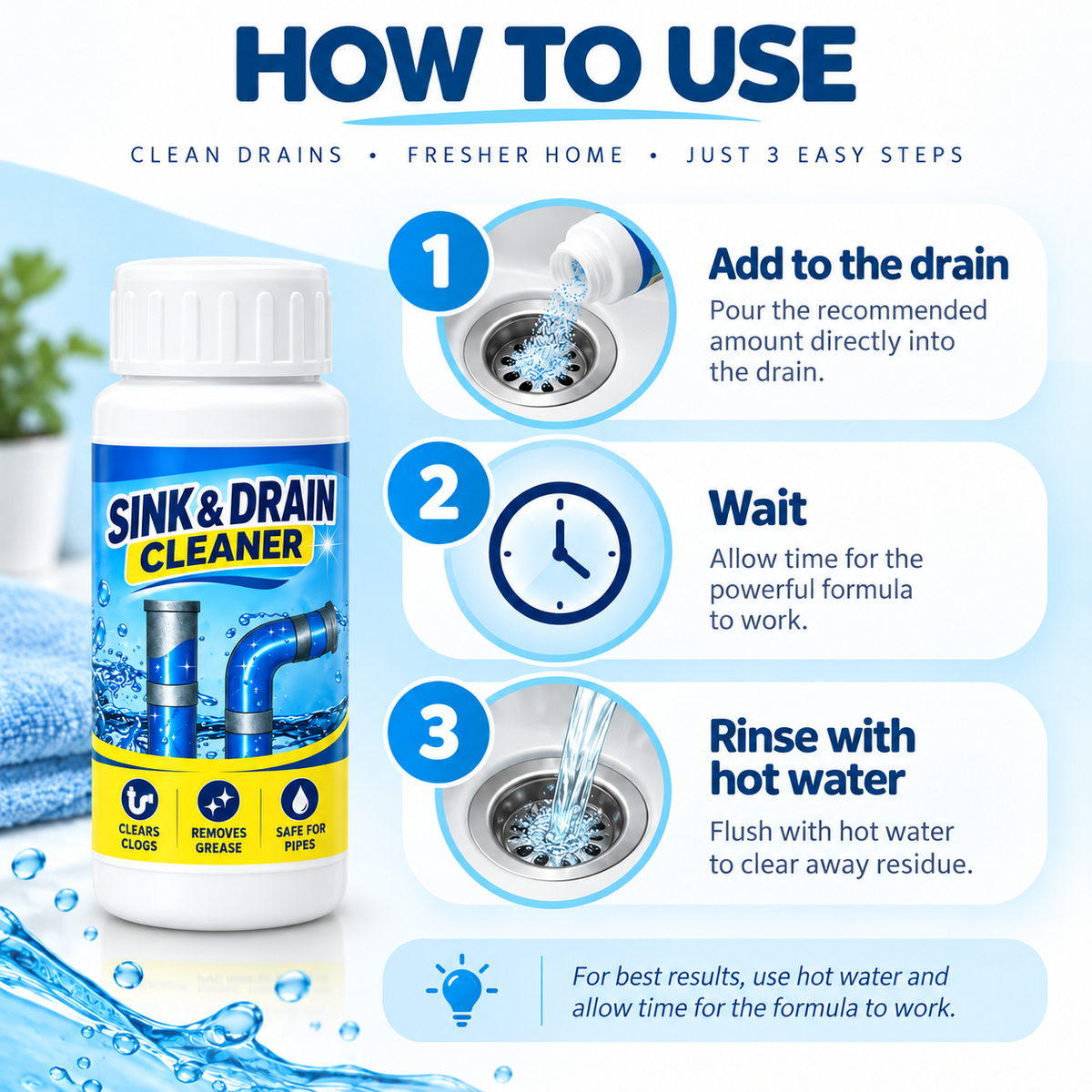 🎁Powerful Drain Cleaner